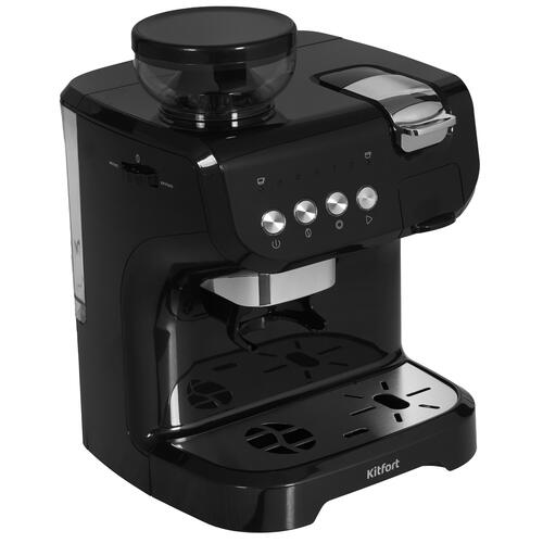 Купить Кофемашина капсульная Kitfort КТ-7107  9965052. Характеристики, отзывы и цены в Донецке