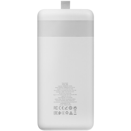 Купить Портативный аккумулятор Hoco J86B Electric белый  5475264. Характеристики, отзывы и цены в Донецке