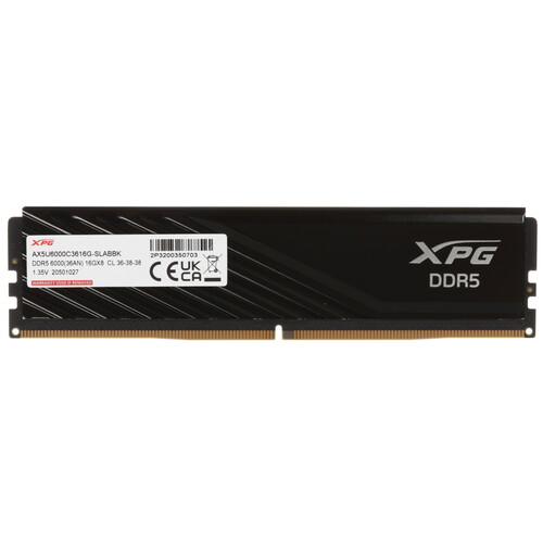 Купить Оперативная память ADATA XPG Lancer Blade [AX5U6000C3616G-SLABBK] 16 ГБ  5636860. Характеристики, отзывы и цены в Донецке