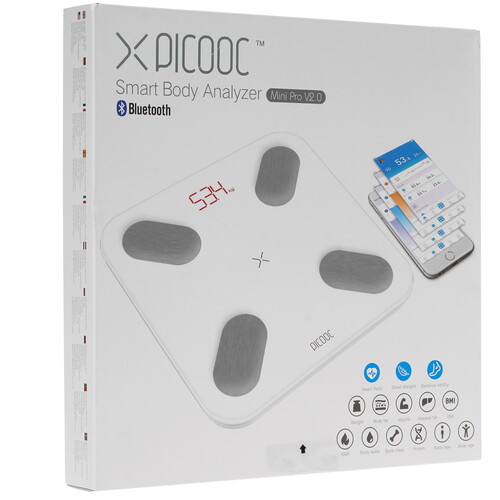 Купить Весы Picooc Mini Pro V2 белый  5306672. Характеристики, отзывы и цены в Донецке