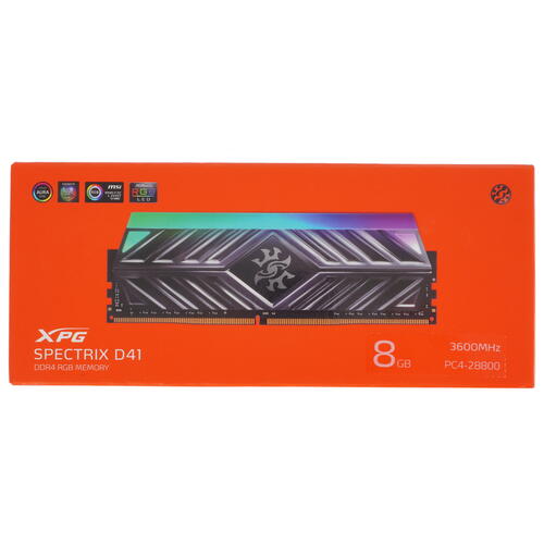 Купить Оперативная память ADATA XPG SPECTRIX D41 RGB [AX4U36008G18I-ST41] 8 ГБ  5031041. Характеристики, отзывы и цены в Донецке