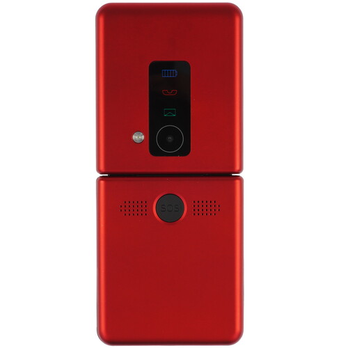 Купить Сотовый телефон BQ 2456 Pocket красный/черный  9173475. Характеристики, отзывы и цены в Донецке