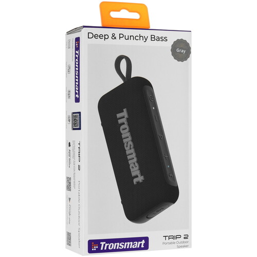 Купить Портативная колонка Tronsmart Trip 2, серый  5641973. Характеристики, отзывы и цены в Донецке