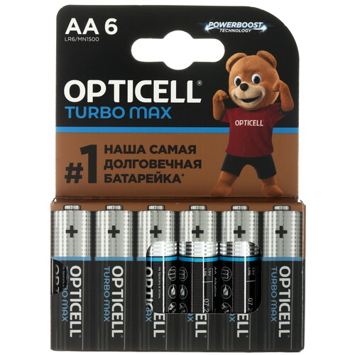 Купить Батарейка Opticell Turbo Max AA (LR6/ER14505/FR6/R6P)  5642133. Характеристики, отзывы и цены в Донецке