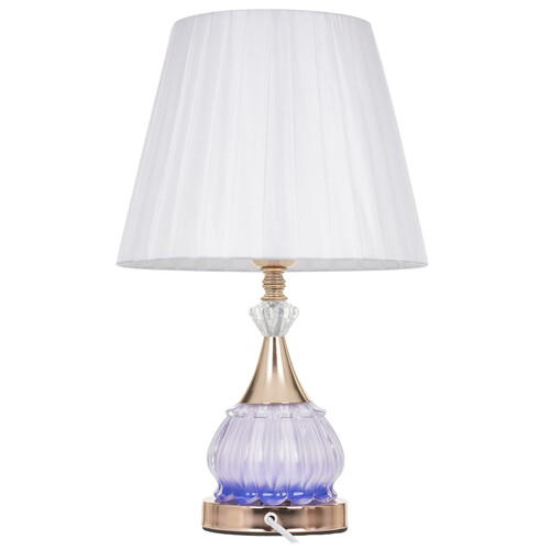 Купить Настольный светильник RISALUX Ева синий  9176729. Характеристики, отзывы и цены в Донецке