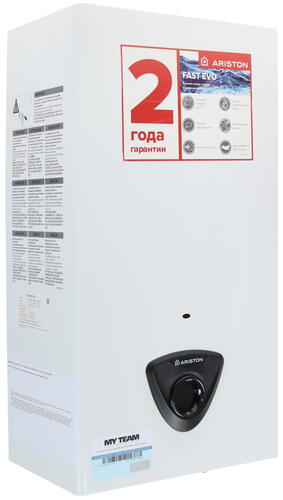 Купить Водонагреватель газовый Ariston FAST EVO 11 C  1022674. Характеристики, отзывы и цены в Донецке