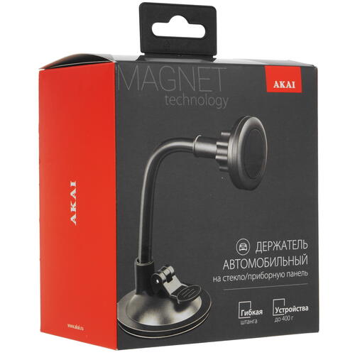 Купить Держатель автомобильный AKAI PM-527MS черный  5038307. Характеристики, отзывы и цены в Донецке