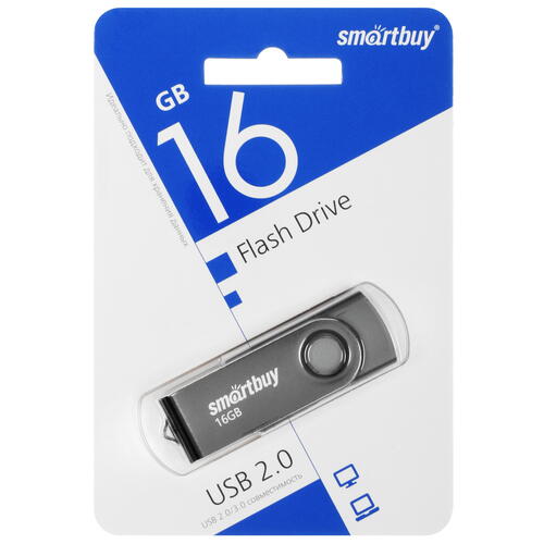 Купить Память USB Flash 16 ГБ Smartbuy Twist  9954176. Характеристики, отзывы и цены в Донецке