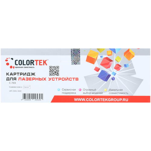 Купить Картридж лазерный Colortek 703 черный  1200329. Характеристики, отзывы и цены в Донецке