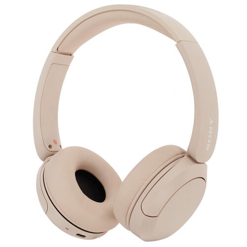 Купить Беспроводные наушники Sony WH-CH520 бежевый  5406369. Характеристики, отзывы и цены в Донецке