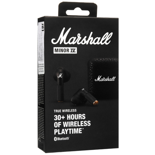 Купить Наушники TWS Marshall Minor IV  черный 2024  5470026. Характеристики, отзывы и цены в Донецке