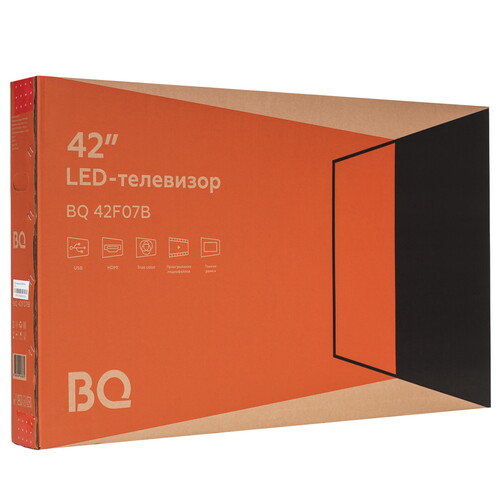 Купить 42" (107 см) Телевизор BQ 42F07B черный  9254775. Характеристики, отзывы и цены в Донецке