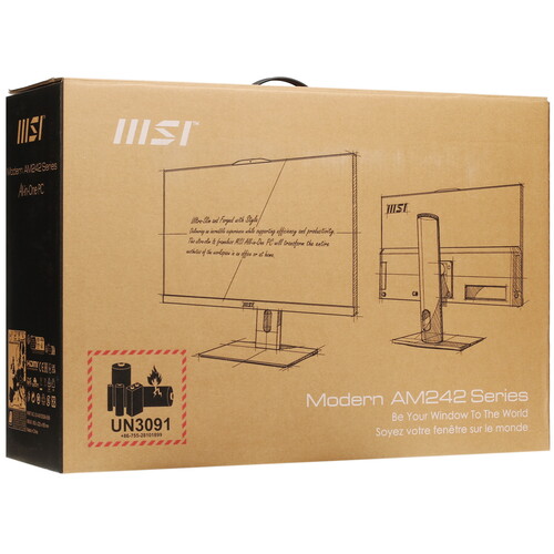 Купить 23.8" Моноблок MSI Modern AM242P 12M-872XRU  5454116. Характеристики, отзывы и цены в Донецке