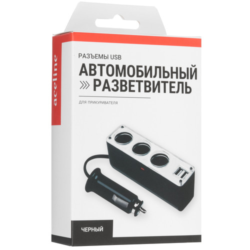 Купить Разветвитель автоприкуривателя Aceline AC-302  5446235. Характеристики, отзывы и цены в Донецке
