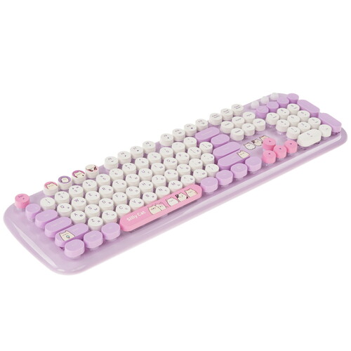 Купить Клавиатура+мышь беспроводная   MOFii SMK-648M3AG фиолетовый  9241072. Характеристики, отзывы и цены в Донецке