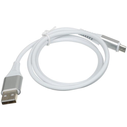 Купить Кабель круглый DEXP micro USB - USB 2.0 Type-A белый 1 м  1285447. Характеристики, отзывы и цены в Донецке