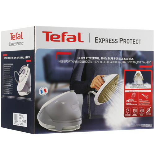Купить Парогенератор Tefal Express Protect SV9203E0 серый  1695519. Характеристики, отзывы и цены в Донецке