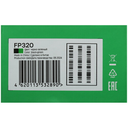 Купить Сотовый телефон Fontel FP320 черный/зеленый  9204092. Характеристики, отзывы и цены в Донецке