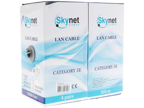 Купить Витая пара SkyNet CSL-FTP-4-CU  1095794. Характеристики, отзывы и цены в Донецке