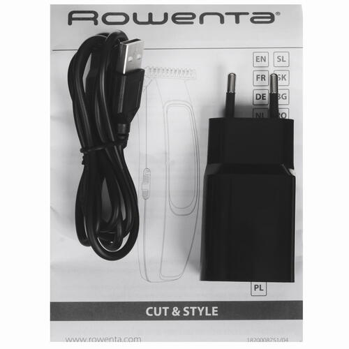Купить Машинка для стрижки Rowenta TN 182LF0 черный  9983005. Характеристики, отзывы и цены в Донецке