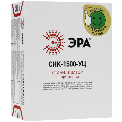 Купить Стабилизатор напряжения ЭРА CНК-1500-УЦ  5333130. Характеристики, отзывы и цены в Донецке