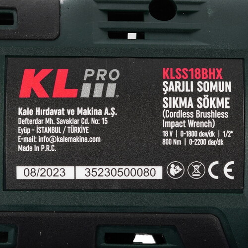Купить Гайковерт KLPRO KLSS18BHX-20  9154028. Характеристики, отзывы и цены в Донецке