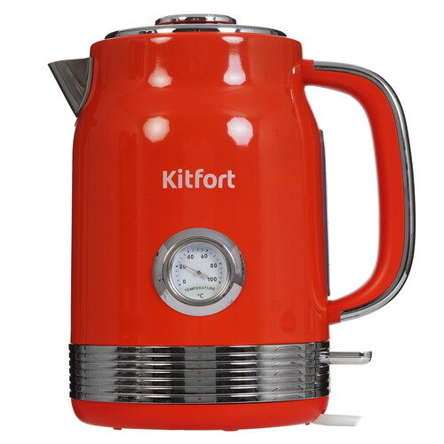 Купить Электрочайник Kitfort КТ-6791 красный  9241132. Характеристики, отзывы и цены в Донецке