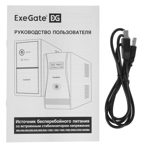 Купить ИБП ExeGate SpecialPro UNB-650.LED.AVR.C13.RJ.USB  8195212. Характеристики, отзывы и цены в Донецке
