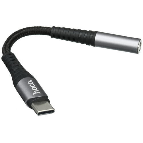 Купить Кабель   Hoco USB Type-C - jack 3.5 мм серый  5617625. Характеристики, отзывы и цены в Донецке