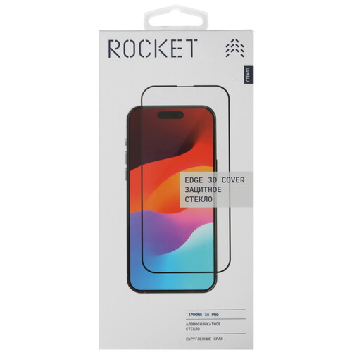 Купить Защитное стекло Rocket для экрана Apple iPhone 15 Pro  5464369. Характеристики, отзывы и цены в Донецке