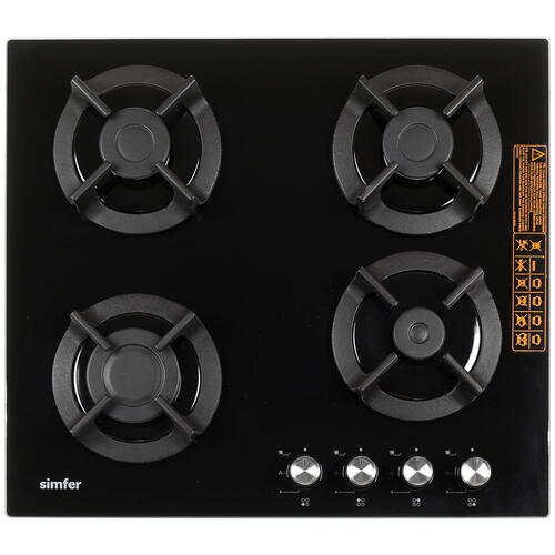 Купить Газовая варочная поверхность Simfer H60N40B416  8180948. Характеристики, отзывы и цены в Донецке