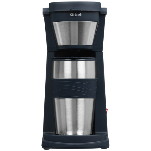 Купить Кофеварка капельная Kitfort КТ-7301 синий  9086220. Характеристики, отзывы и цены в Донецке