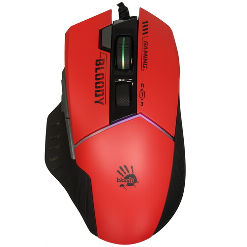 Купить Мышь проводная A4Tech Bloody W95 Max Sports  красный  9280317. Характеристики, отзывы и цены в Донецке