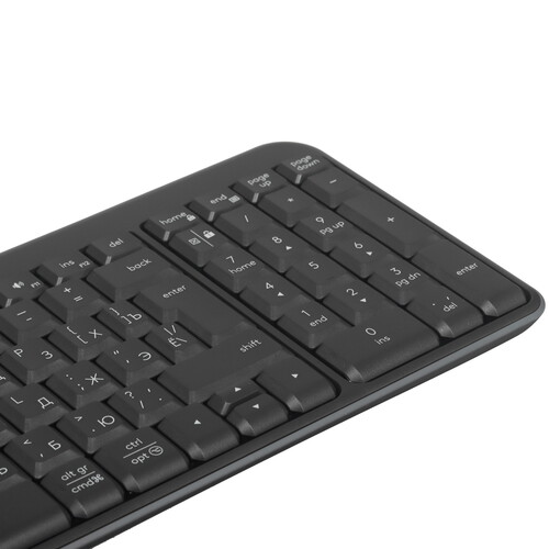 Купить Клавиатура+мышь беспроводная   Logitech MK250 Compact черный  5644263. Характеристики, отзывы и цены в Донецке