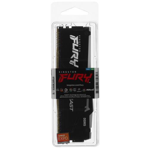 Купить Оперативная память Kingston FURY Beast Black AMD RGB [KF560C36BBEA-16] 16 ГБ  5075011. Характеристики, отзывы и цены в Донецке