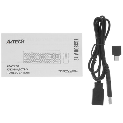 Купить Клавиатура+мышь беспроводная   A4Tech Fstyler FG3300 Air 2 синий  5495138. Характеристики, отзывы и цены в Донецке