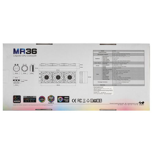 Купить Система охлаждения InWin MR36 черная  5625038. Характеристики, отзывы и цены в Донецке
