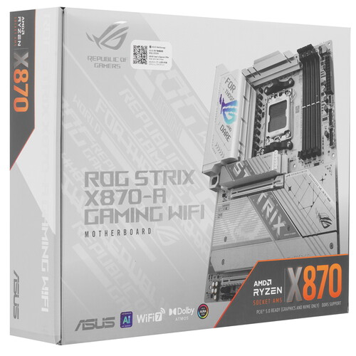 Купить Материнская плата ASUS ROG STRIX X870-A GAMING WIFI  5495475. Характеристики, отзывы и цены в Донецке