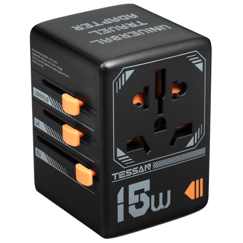 Купить Сетевой фильтр Tessan TS-WTA-01 черный  9133318. Характеристики, отзывы и цены в Донецке
