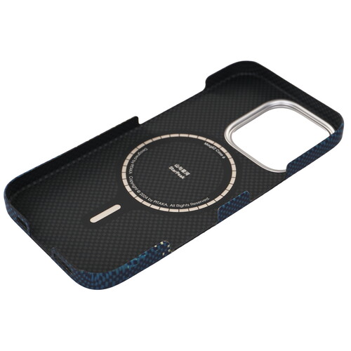 Купить Накладка  Pitaka Tactile Woven Case для Apple iPhone 16 Pro синий/голубой  5492719. Характеристики, отзывы и цены в Донецке