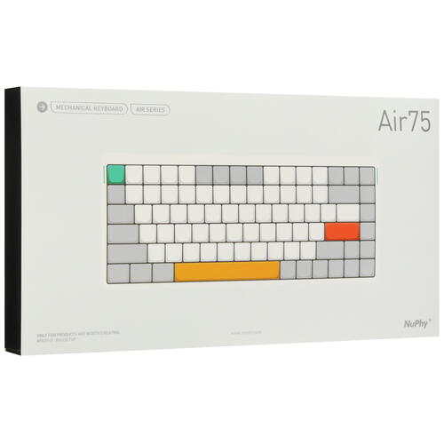 Купить Клавиатура проводная + беспроводная Nuphy AIR75v2 [AIR75v2-IW-1]  5449726. Характеристики, отзывы и цены в Донецке