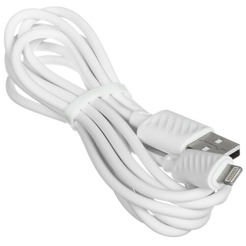 Купить Кабель круглый Hoco Lightning 8-pin - USB 2.0 Type-A белый 2 м  5635312. Характеристики, отзывы и цены в Донецке