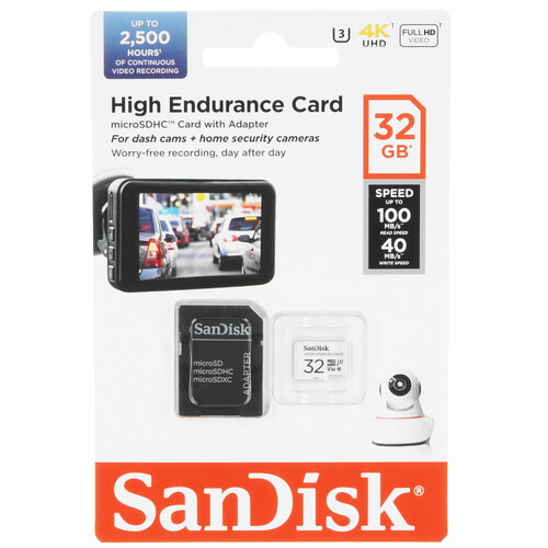 Купить Карта памяти SanDisk High Endurance microSDHC 32 ГБ [SDSQQNR-032G-GN6IA]  5470854. Характеристики, отзывы и цены в Донецке