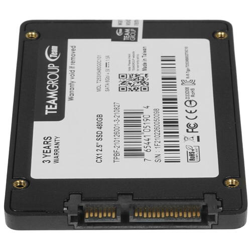 Купить 480 ГБ 2.5" SATA накопитель TEAMGROUP CX1 [T253X5480G0C101]  4738323. Характеристики, отзывы и цены в Донецке