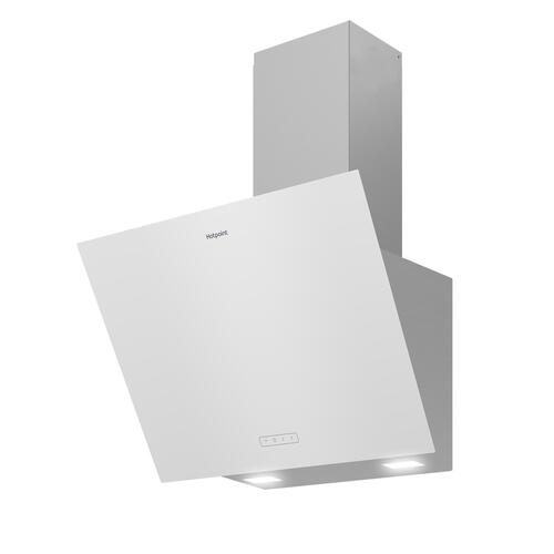Купить Вытяжка наклонная Hotpoint HPHV 62FLT WH белый/белый  9006752. Характеристики, отзывы и цены в Донецке
