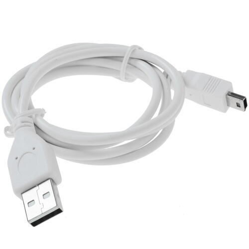 Купить Кабель круглый FinePower mini USB - USB 2.0 Type-A белый 1 м  4834144. Характеристики, отзывы и цены в Донецке