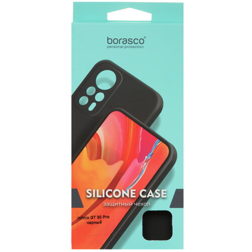 Купить Накладка  BoraSCO для Infinix GT 30 Pro черный  5634884. Характеристики, отзывы и цены в Донецке