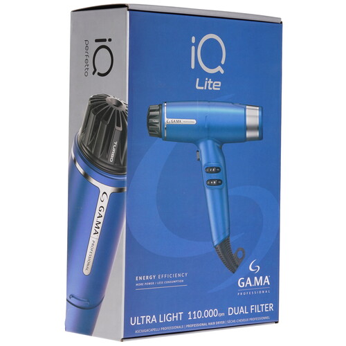 Купить Фен GA.MA IQ LITE синий/серебристый  9240469. Характеристики, отзывы и цены в Донецке