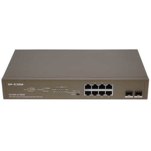Купить Коммутатор IP-COM G1110P-8-150W  5365384. Характеристики, отзывы и цены в Донецке