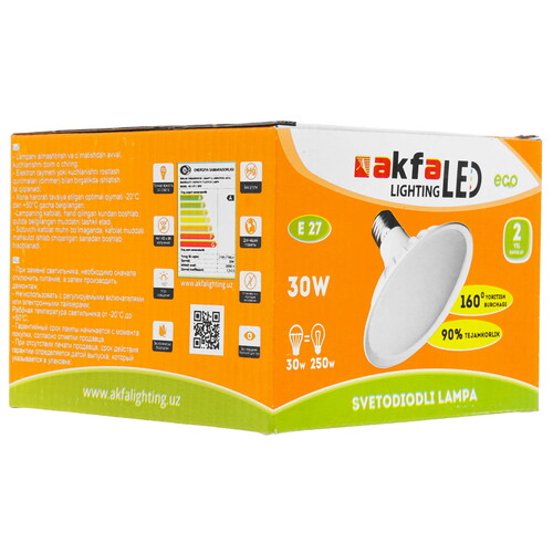 Купить Лампа светодиодная Akfa Lighting АК-UFO 30W  9162560. Характеристики, отзывы и цены в Донецке